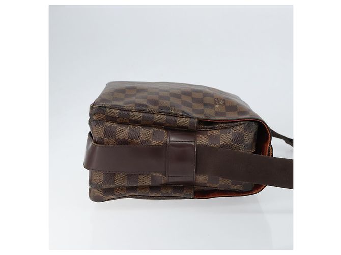 LOUIS VUITTON Borsa a Spalla Naviglio Damier Ebene N45255 LV Auth 149610 - vista 3