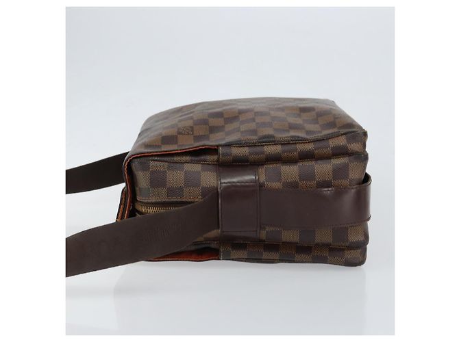 LOUIS VUITTON Borsa a Spalla Naviglio Damier Ebene N45255 LV Auth 149610 - vista 4