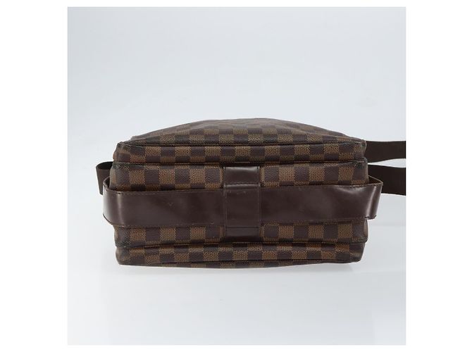 LOUIS VUITTON Borsa a Spalla Naviglio Damier Ebene N45255 LV Auth 149610 - vista 5