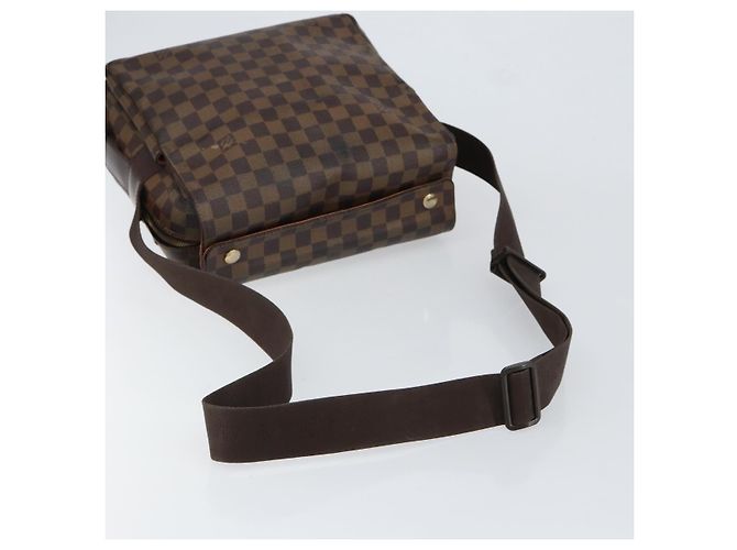 LOUIS VUITTON Borsa a Spalla Naviglio Damier Ebene N45255 LV Auth 149610 - vista 7