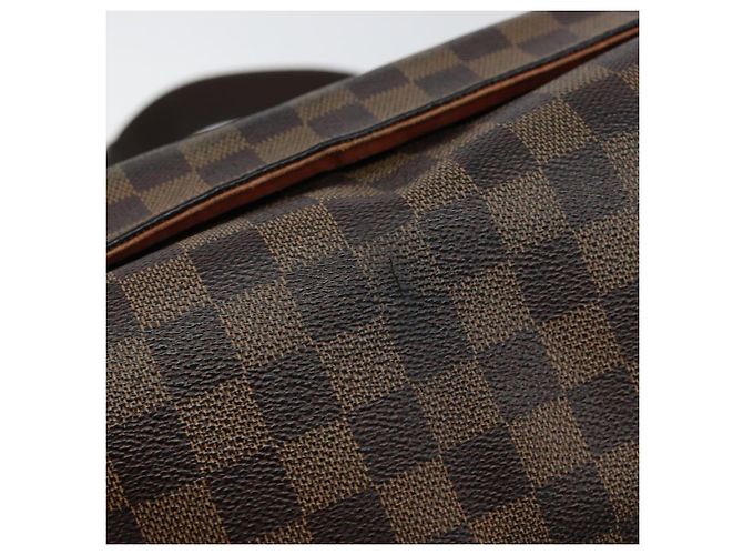 LOUIS VUITTON Borsa a Spalla Naviglio Damier Ebene N45255 LV Auth 149610 - vista 9