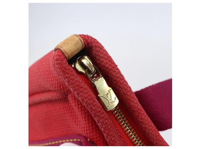 LOUIS VUITTON Antigua Kava PM Borsa Tote Canvas Rossa M40037 LV Auth ka001 Rosso - vista 10