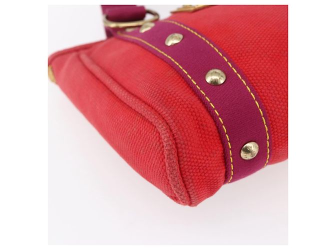 LOUIS VUITTON Antigua Kava PM Borsa Tote Canvas Rossa M40037 LV Auth ka001 Rosso - vista 14