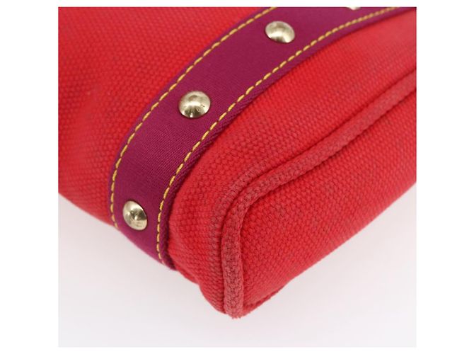 LOUIS VUITTON Antigua Kava PM Borsa Tote Canvas Rossa M40037 LV Auth ka001 Rosso - vista 15
