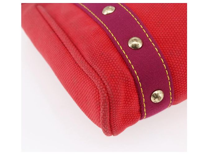 LOUIS VUITTON Antigua Kava PM Borsa Tote Canvas Rossa M40037 LV Auth ka001 Rosso - vista 16
