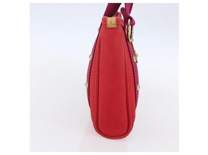 LOUIS VUITTON Antigua Kava PM Borsa Tote Canvas Rossa M40037 LV Auth ka001 Rosso - vista 3