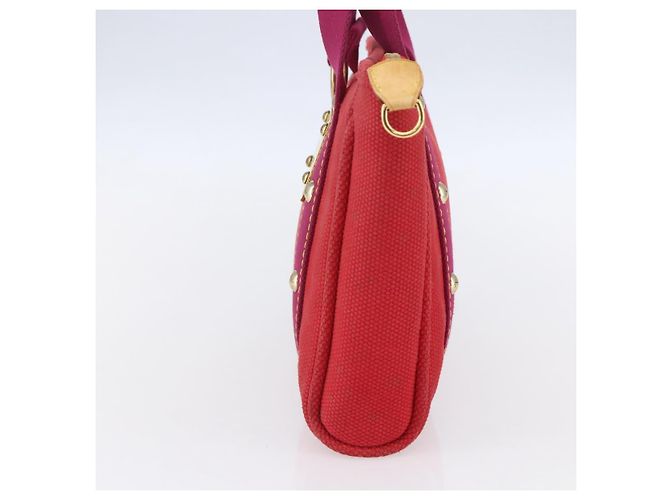 LOUIS VUITTON Antigua Kava PM Borsa Tote Canvas Rossa M40037 LV Auth ka001 Rosso - vista 4