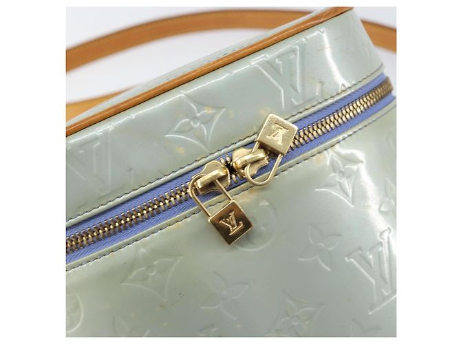 LOUIS VUITTON Bolsa Vertical Sullivan Monogram Vernis Lavande M91258 Auth 152752 - vista 19