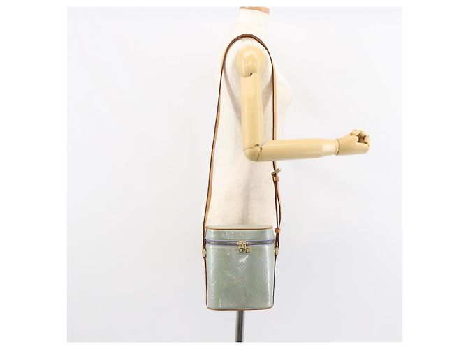 LOUIS VUITTON Bolsa Vertical Sullivan Monogram Vernis Lavande M91258 Auth 152752 - vista 23