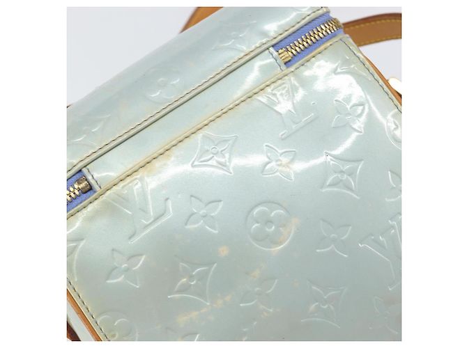 LOUIS VUITTON Bolsa Vertical Sullivan Monogram Vernis Lavande M91258 Auth 152752 - vista 8