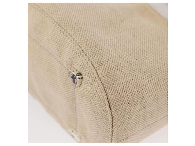 Borsa a Mano PRADA in Vinile Trasparente Beige Auth bs30723 - vista 16