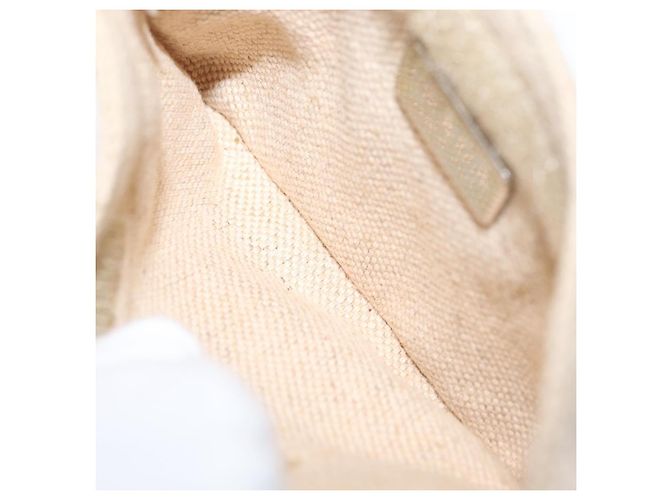 Borsa a Mano PRADA in Vinile Trasparente Beige Auth bs30723 - vista 22