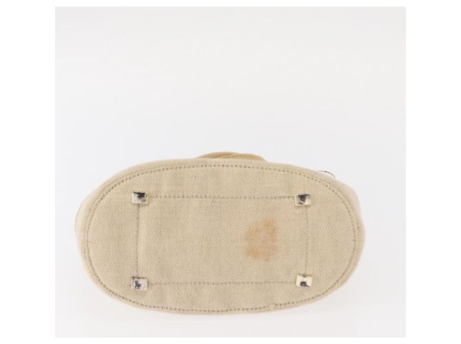 Borsa a Mano PRADA in Vinile Trasparente Beige Auth bs30723 - vista 5