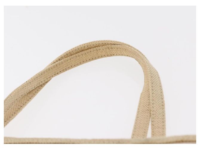 Borsa a Mano PRADA in Vinile Trasparente Beige Auth bs30723 - vista 8