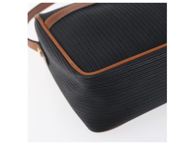 Borsa a Spalla Salvatore Ferragamo in Pelle PVC Nera Oro Auth BA7532 Nero D'oro - vista 15