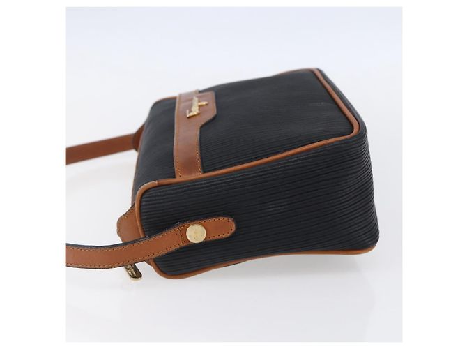 Borsa a Spalla Salvatore Ferragamo in Pelle PVC Nera Oro Auth BA7532 Nero D'oro - vista 3