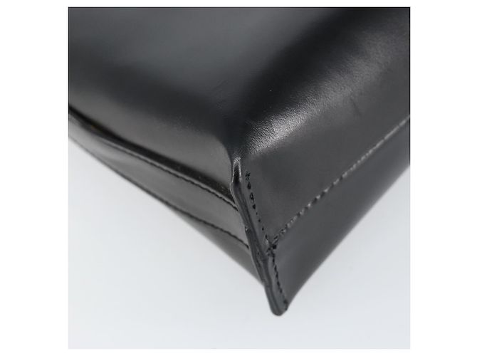 Borsa a mano in pelle nera e argento autentica BA7572 di BURBERRY Nero - vista 14