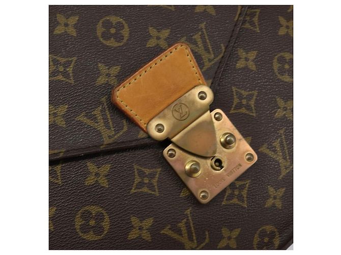 LOUIS VUITTON Monogram Porta Documenti Senatur Briefcase M53335 LV Auth bs30830 Monogramma - vista 8