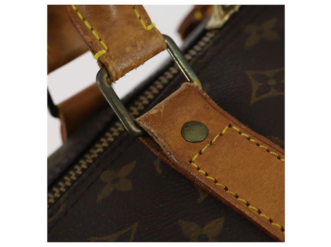 LOUIS VUITTON Borsa Boston Monogram Keepall Bandoulière 60 M41412 LV Auth BA7613 Monogramma - vista 10