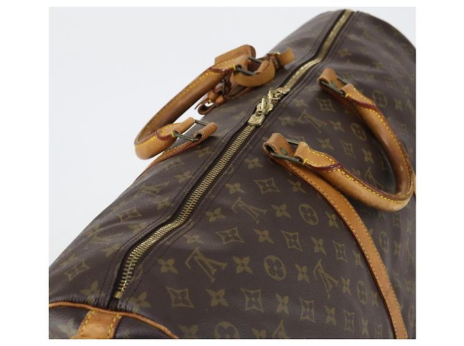 LOUIS VUITTON Borsa Boston Monogram Keepall Bandoulière 60 M41412 LV Auth BA7613 Monogramma - vista 6