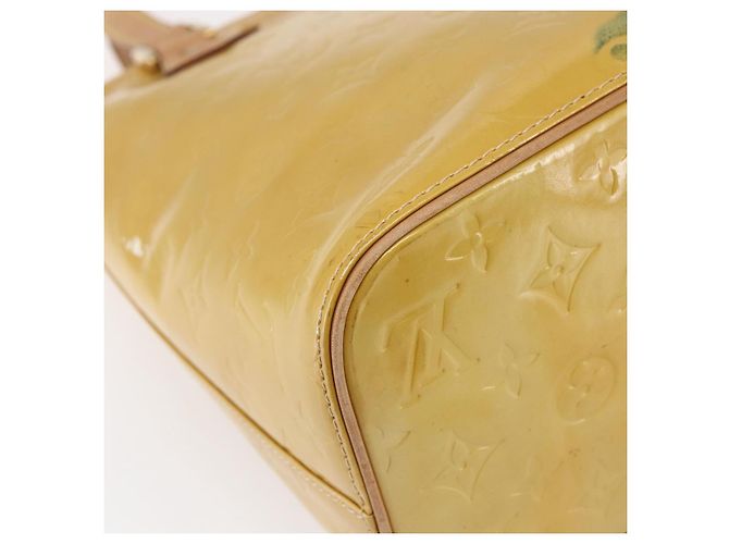 LOUIS VUITTON Borsa a Mano Monogram Vernis Houston Beige M91004 LV Auth ep11829 - vista 16