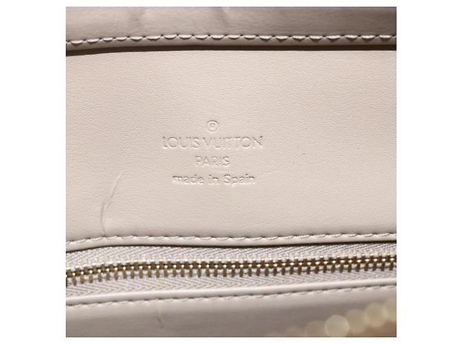LOUIS VUITTON Borsa a Mano Monogram Vernis Houston Beige M91004 LV Auth ep11829 - vista 18