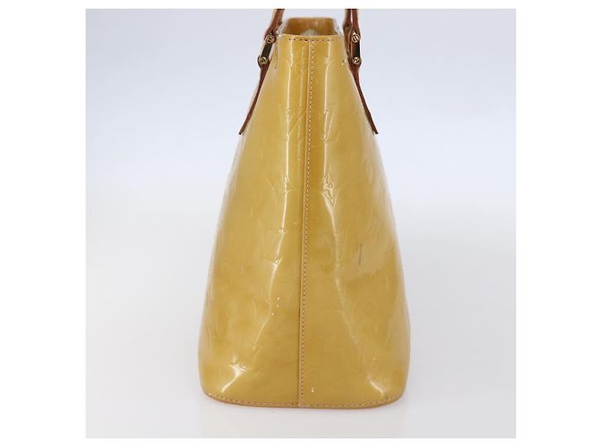 LOUIS VUITTON Borsa a Mano Monogram Vernis Houston Beige M91004 LV Auth ep11829 - vista 3