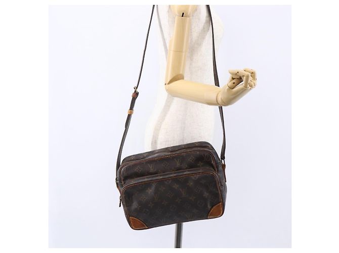 LOUIS VUITTON Borsa a Spalla Monogram Nile M45244 LV Auth ep11856 Monogramma - vista 23
