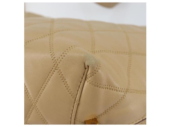 Bolso de Hombro GIVENCHY de Cuero Beige Dorado Auth 149731 - vista 15