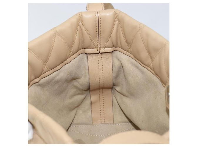 Bolso de Hombro GIVENCHY de Cuero Beige Dorado Auth 149731 - vista 19