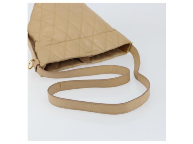 Bolso de Hombro GIVENCHY de Cuero Beige Dorado Auth 149731 - vista 7