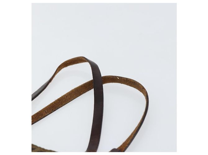 Borsa a mano in tela Zucca FENDI nera e marrone Auth BA7544 Nero - vista 8