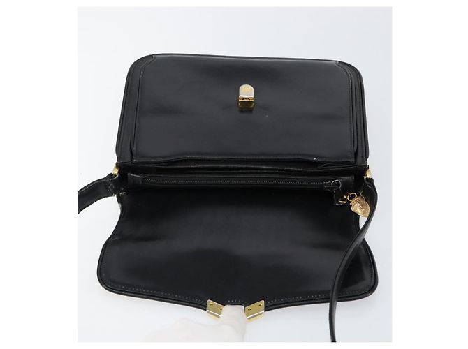 Gucci Borsa a Spalla in Pelle Nera e Oro Auth ep11854 Nero D'oro - vista 19