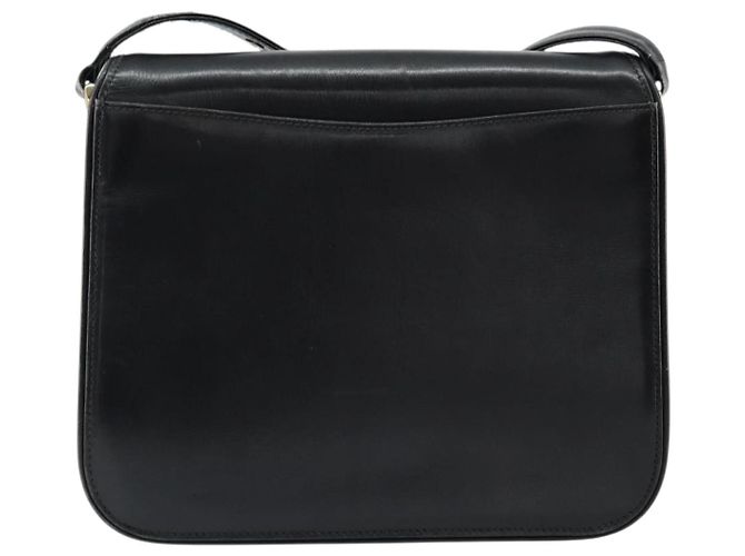 Gucci Borsa a Spalla in Pelle Nera e Oro Auth ep11854 Nero D'oro - vista 2