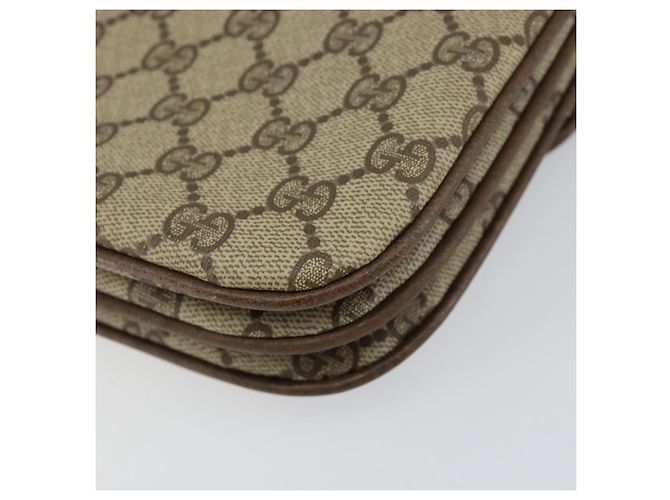 Gucci Borsa a Spalla GG Supreme PVC Beige Oro 004 106 0024 Auth 152353 D'oro - vista 15