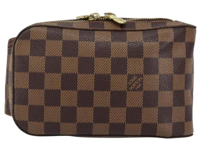LOUIS VUITTON Borsa a Spalla Geronimos Damier Ebene N51994 LV Auth 149566 - vista 13