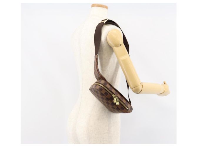 LOUIS VUITTON Borsa a Spalla Geronimos Damier Ebene N51994 LV Auth 149566 - vista 23