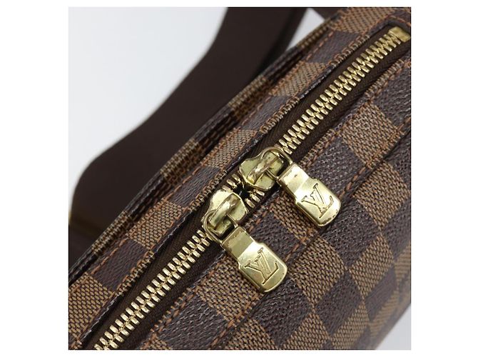 LOUIS VUITTON Borsa a Spalla Geronimos Damier Ebene N51994 LV Auth 149566 - vista 9