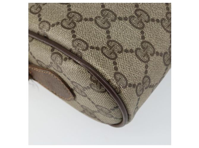Bolsa Sherry Line GG Supreme Web da GUCCI em PVC bege e vermelho 56 02 087 Auth 151921 - vista 16