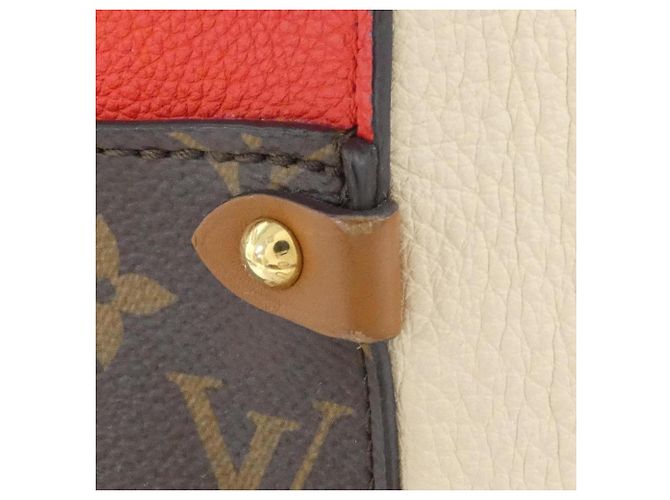 Borsa Louis Vuitton Monogram Fold Tote PM M45389 Nero Crudo Fuschia - vista 4