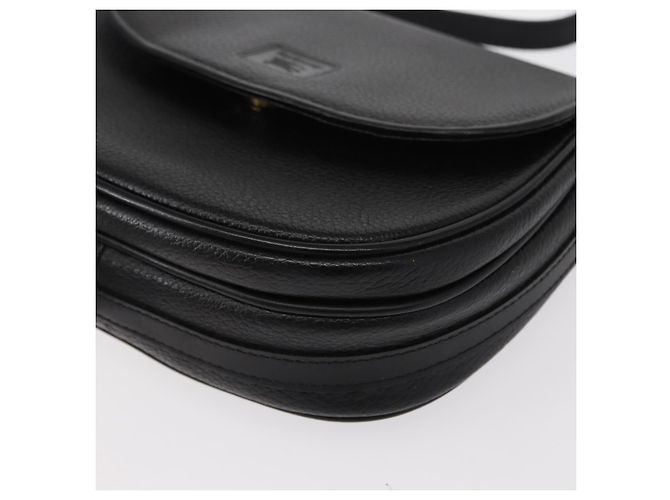 Autre Marque Borsa a Spalla Burberrys in Pelle Nera e Oro Auth ep11908 Nero D'oro - vista 14