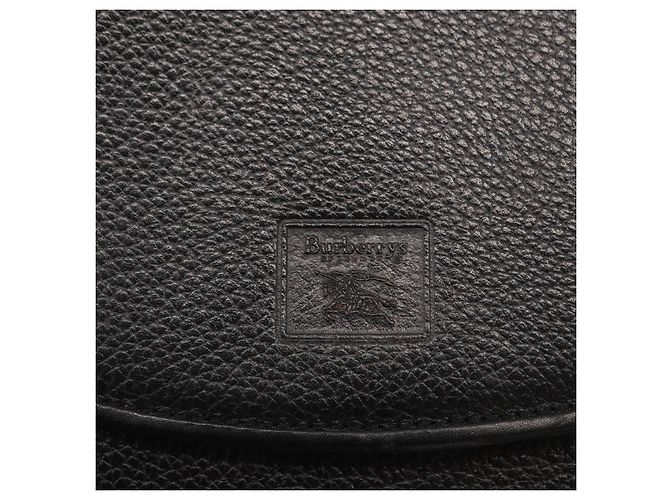 Autre Marque Borsa a Spalla Burberrys in Pelle Nera e Oro Auth ep11908 Nero D'oro - vista 17
