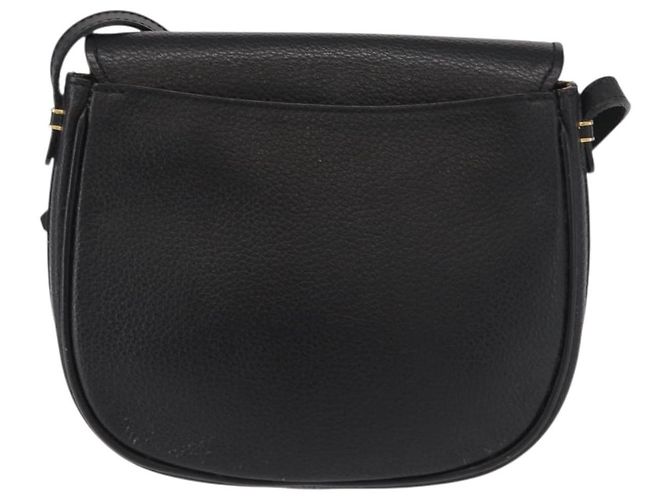 Autre Marque Borsa a Spalla Burberrys in Pelle Nera e Oro Auth ep11908 Nero D'oro - vista 2