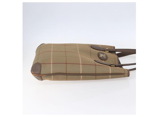 Autre Marque Borsa Tote Nova Check in tela beige e oro Auth mr1554 di Burberrys D'oro - vista 4