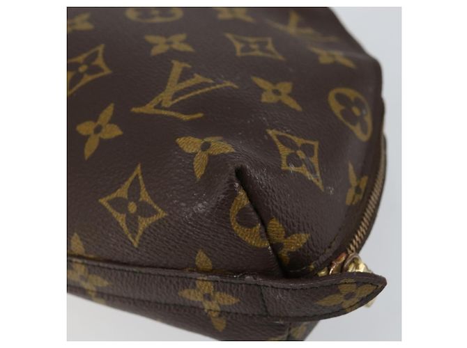 LOUIS VUITTON Trousse Demi Ronde Monogram Pouch Cosmétique M47520 LV Auth 152763 Monogramme - vue 15