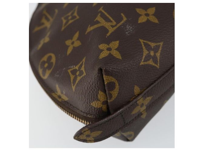 LOUIS VUITTON Trousse Demi Ronde Monogram Pouch Cosmétique M47520 LV Auth 152763 Monogramme - vue 16