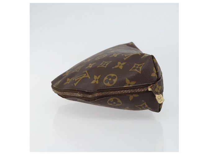 LOUIS VUITTON Trousse Demi Ronde Monogram Pouch Cosmétique M47520 LV Auth 152763 Monogramme - vue 4