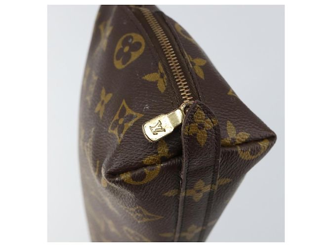 LOUIS VUITTON Trousse Demi Ronde Monogram Pouch Cosmétique M47520 LV Auth 152763 Monogramme - vue 8