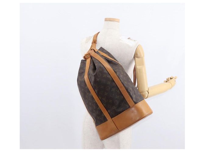 LOUIS VUITTON Borsa a Spalla Monogram Randonnee GM M42244 LV Auth 152160 Monogramma - vista 22