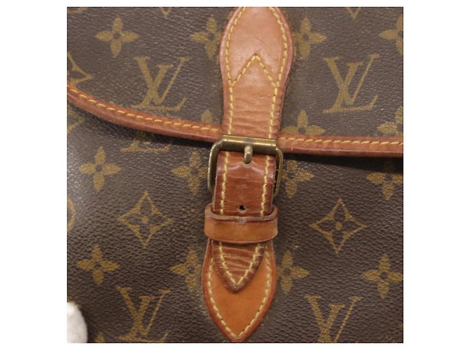 LOUIS VUITTON Monogram Gibeciere GM Borsa a Spalla M42246 LV Auth ka179 Monogramma - view 17